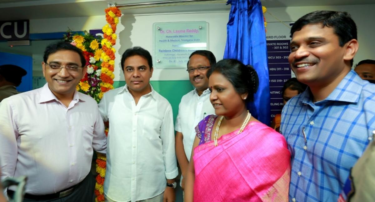 TS a newborn, govt paediatrician: KTR